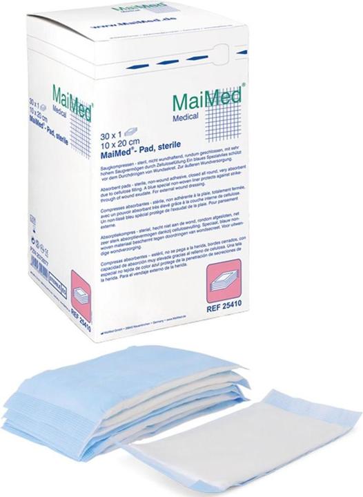 Actual product image MaiMed Pad absorbent compresses sterile