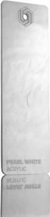 Actual product image flux Acrylic glass panel - Beamo - Pearl White (30 cm, 21 cm)