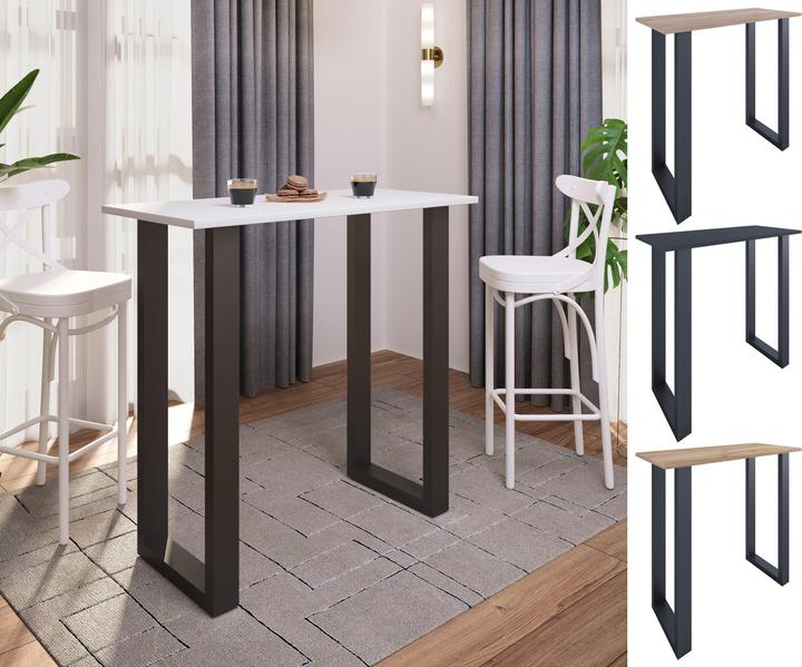 VCM Holz Bartisch Stehtisch Xona 110x50 (110 x 50 x 102 cm)