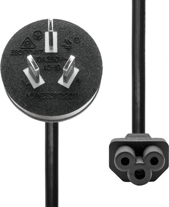 Image du produit ProXtend Cordon d'alimentation Australia to C5 2M Black
