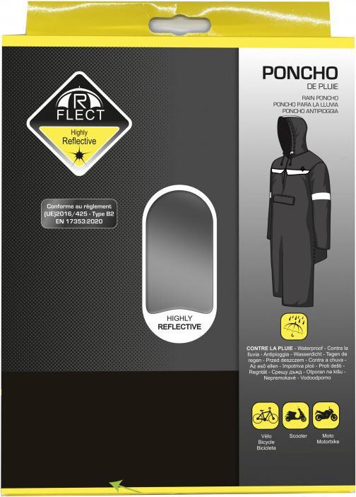 Produktbild R Flect hochsichtbarer poncho mit ce-zulassung waterproof (XL)