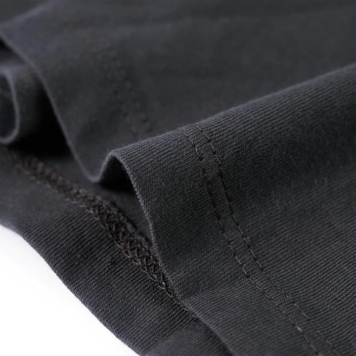 Immagine prodotto VidaXL Camicia a maniche lunghe per bambini Antracite 128,Materiale: 100 (128)
