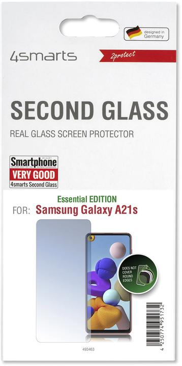 Produktbild 4smarts Second Glass Essential (1 Stück, Samsung Galaxy A21s)