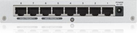Produktbild Zyxel GS-108BV5-EU0101F, Unmanaged, L2, Gigabit Ethernet (10/100/1000) (8 Ports)