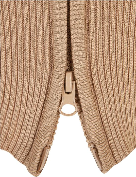 Actual product image Urban Classics Ladies Cropped Rib Knit Zip Cardigan - 19407 (4XL)