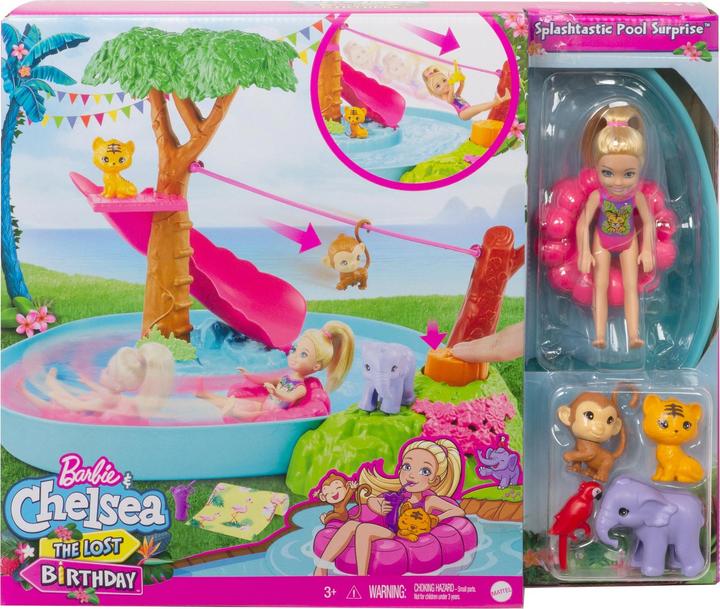 Produktbild Barbie und Chelsea Das verlorene Geburtstag Jungle River Spielset