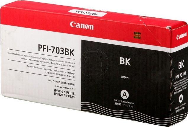 Actual product image Canon Pfi-703bk (FC)