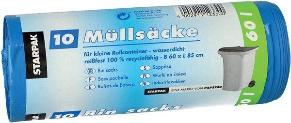 Productafbeelding Papstar Veegzak (10 x, 60 l)