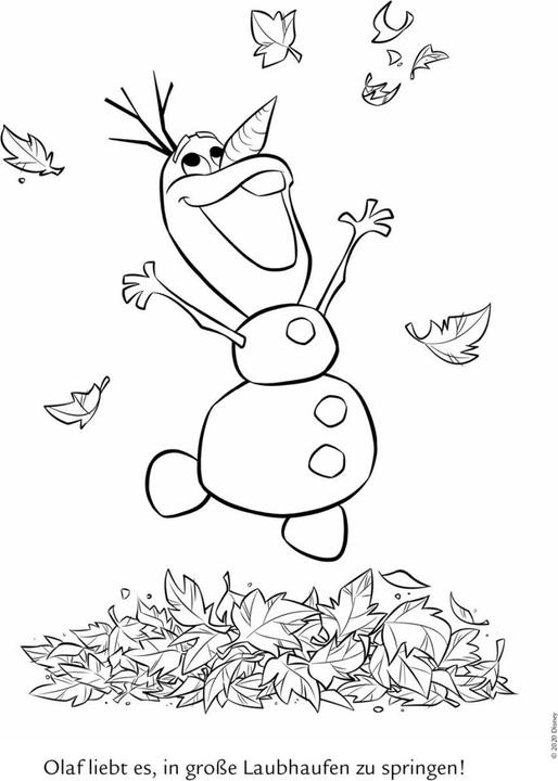 Image du produit Disney Eiskönigin : Amusant à colorier avec Olaf