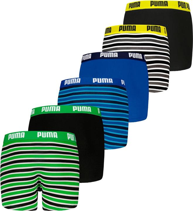 Produktbild Puma Everyday Striped Boxers ECOM 6P (134, 6er Pack)