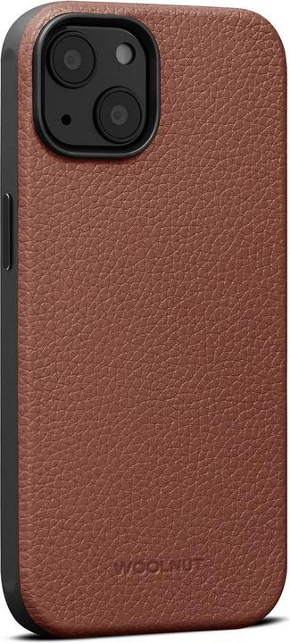 Woolnut Leather case for iPhone 14, cognac (Apple iPhone 14)
