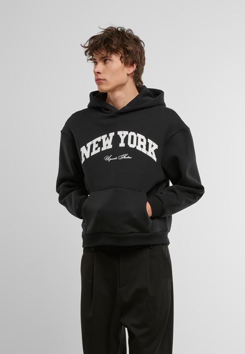 Actual product image Urban Classics Upscale New York Collage Fluffy Hoody - 195865 (L)