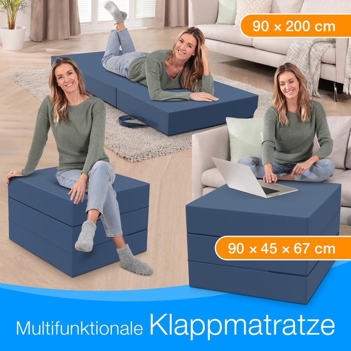 Immagine prodotto Bestschlaf Klappbare Gästematratze (90 x 200 cm, Nucleo di schiuma)