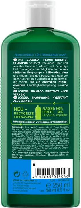Produktbild Logona Feuchtigkeits Shampoo (250 ml, Flüssiges Shampoo)