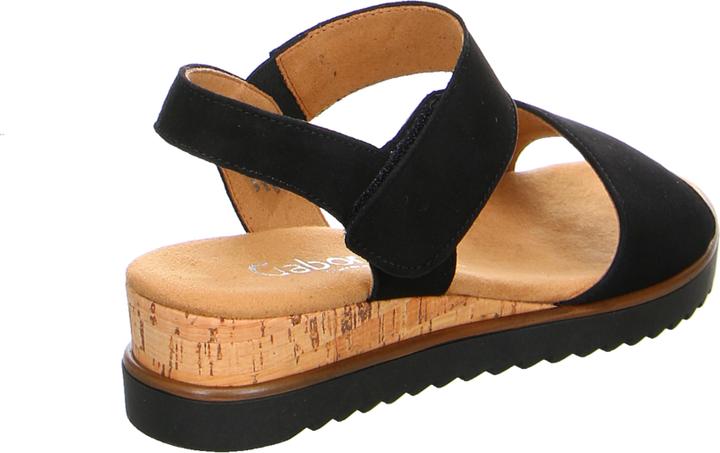 Actual product image Gabor Dames Sandalen - zwart (47)
