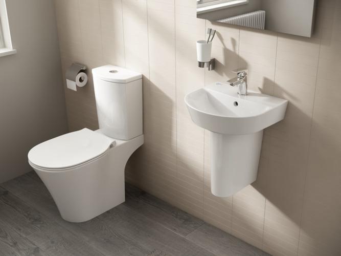 Produktbild Ideal Standard Connect Air Standtiefspülklosett-Kombination AquaBlade, E0097