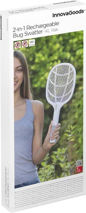 Actual product image InnovaGoods 2-in-1 electric fly swatter