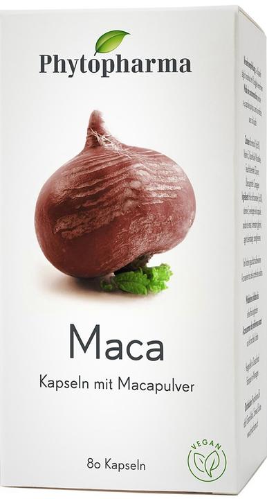 Actual product image Phytopharma Maca (80 Piece, Capsules, 40.40 g)