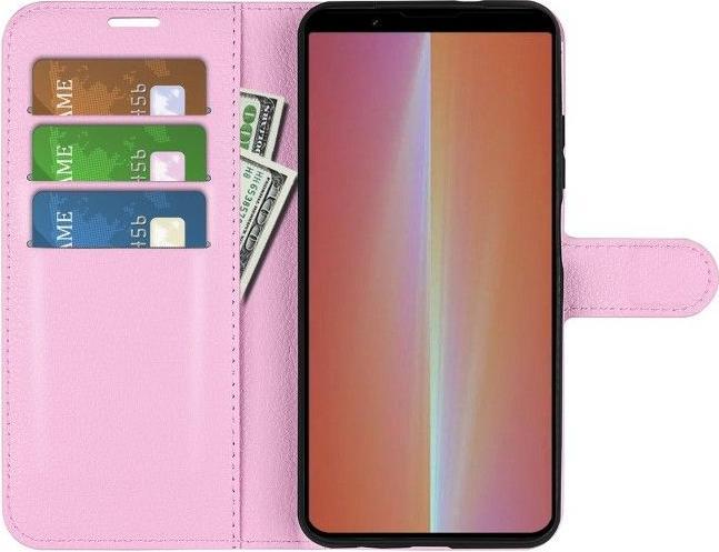 Actual product image MU Classic Litchi Leather Bookcover Series (Sony Xperia 5 V)