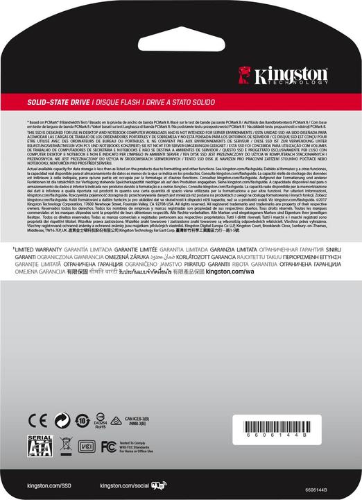 Actual product image Kingston Uv500 (120 GB, 2.5")