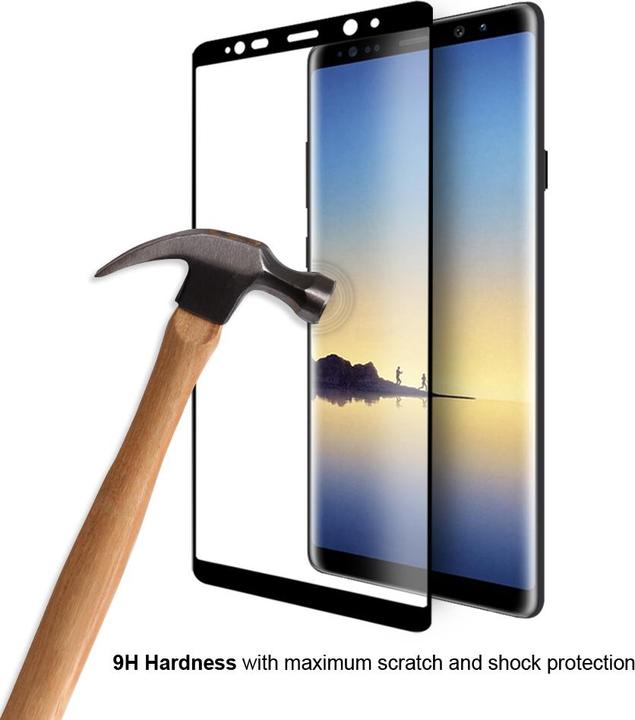 Actual product image Eiger Mountain Glass Clear Edge (1 Piece, Samsung Galaxy Note 8)