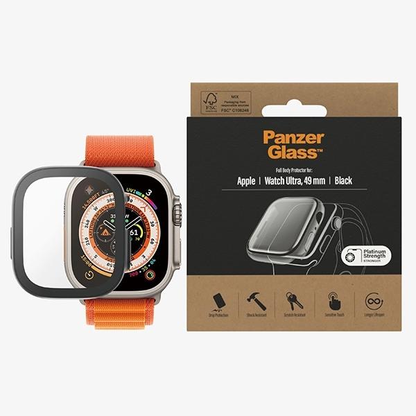 Actual product image PanzerGlass Screen Protector Full Body Apple Watch Ultra (49 mm) Black