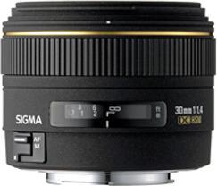 Actual product image Sigma Lens 30mm, f/1.4 DC EX DC HSM, Canon (Canon EF, full size)