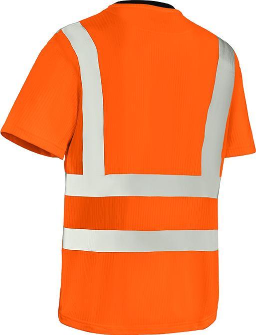 Texxor unisex high visibility shirt HOOGE orange size XL