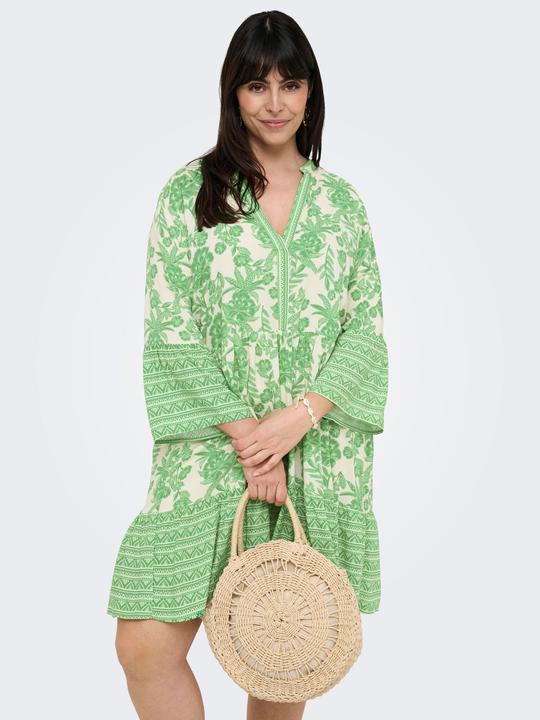 Actual product image Only CARMARRAKESH Kurzes Kleid Tunika mit halber Knopfleiste (46)