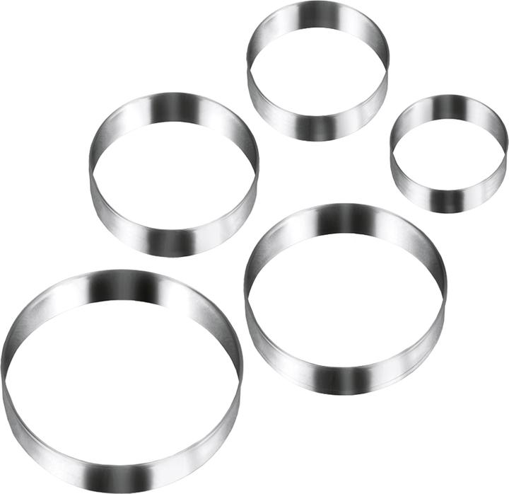 Metaltex Emporte-pièce rond, set de 5