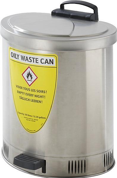 Produktbild kaiserkraft Sicherheits-Entsorgungsbehälter, Deckel selbstschliessend (50 l)
