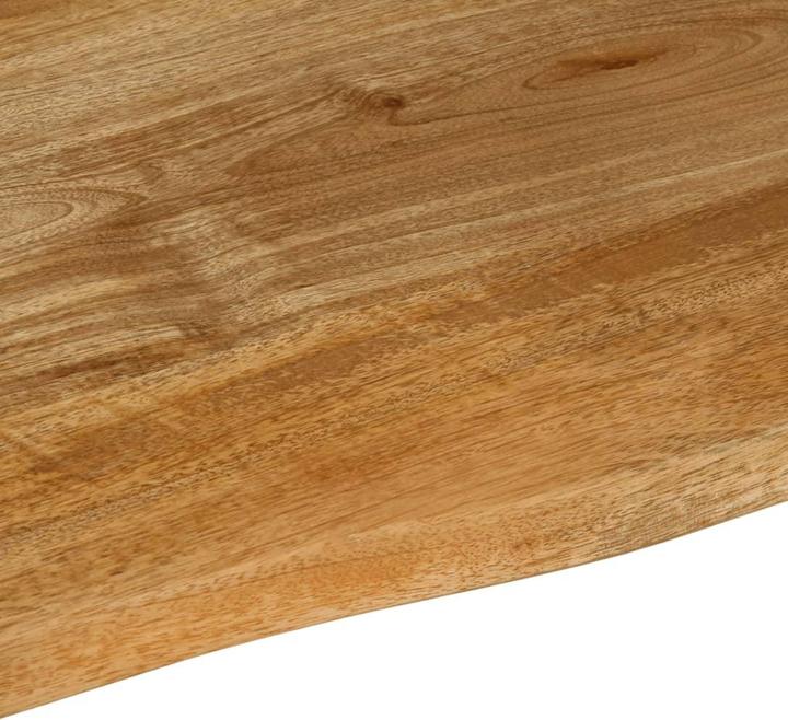 Actual product image VidaXL Table top tree edge wooden top for dining table 60x60cm solid wood mango (60 x 60 x 2.5 cm)