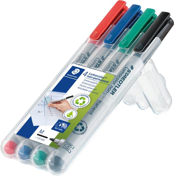 Produktbild Staedtler Lumocolor non-permanent (Mehrfarbig, 1 mm, 4 x)