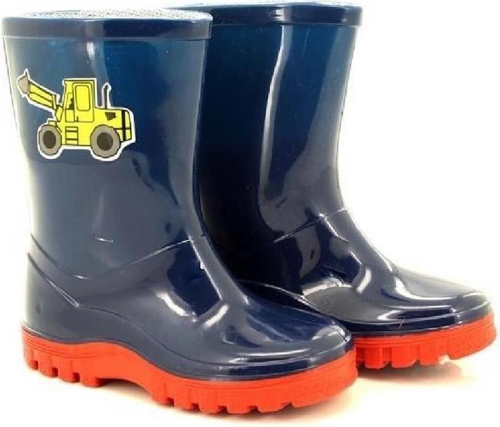 Image du produit Storm Wells Bottes en caoutchouc Puddle garçon avec motif pelleteuse (24)