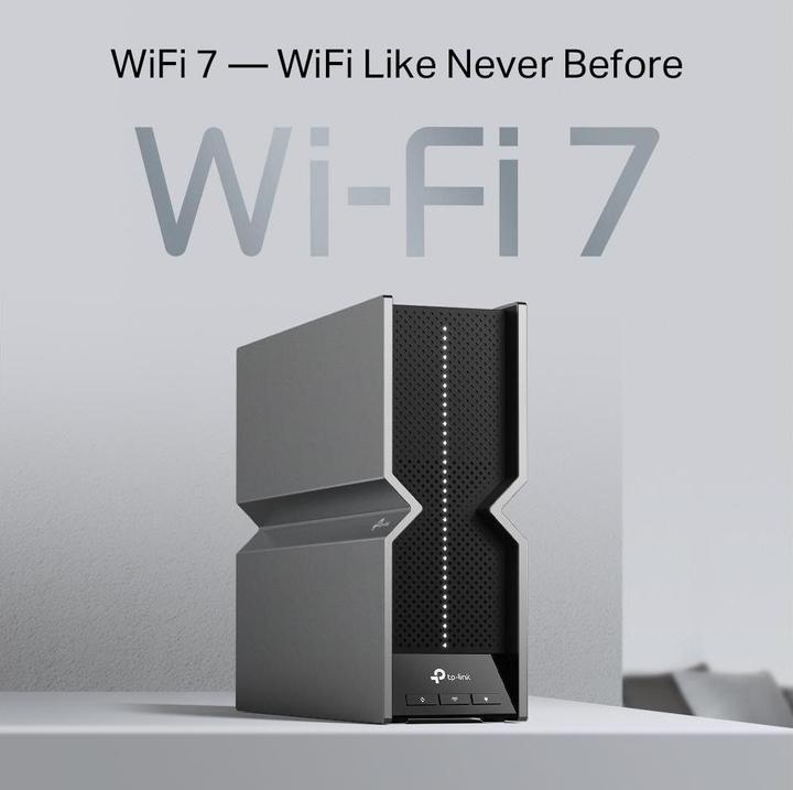 Actual product image TP-Link BE19000 TRI-BAND WI-FI 7 RANGE EXTENDER SPEED: 1376 MBPS AT 2.4 (5760 Mbit/s, 1376000 Mbit/s)