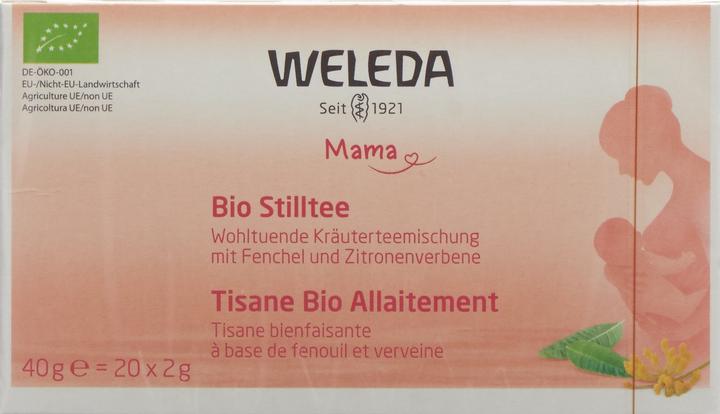 Nutritional values and ingredients Weleda Mummy Organic Breastfeeding Tea (40 g)