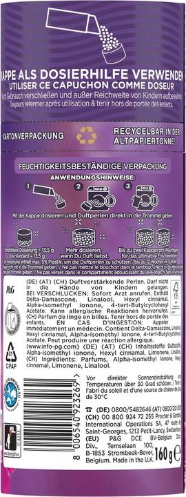 Actual product image Lenor Amethyst Blütentraum (15 Washing cycles, Laundry beads)