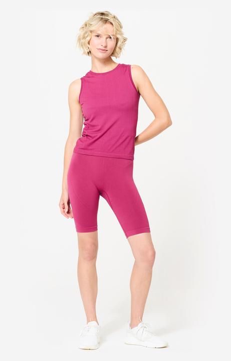 Produktbild Kimjaly Yogatop Damen elastisch - magenta (M)