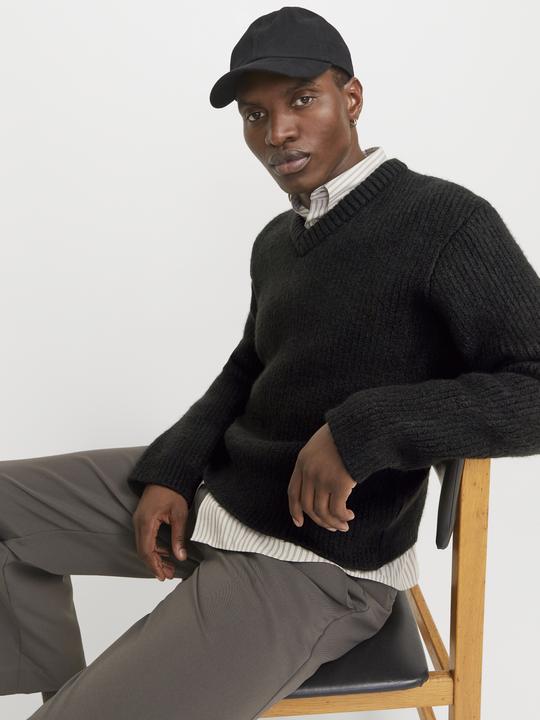 Produktbild Jack & Jones Jprwinter Knit V-Neck Styd Aw24 (L)