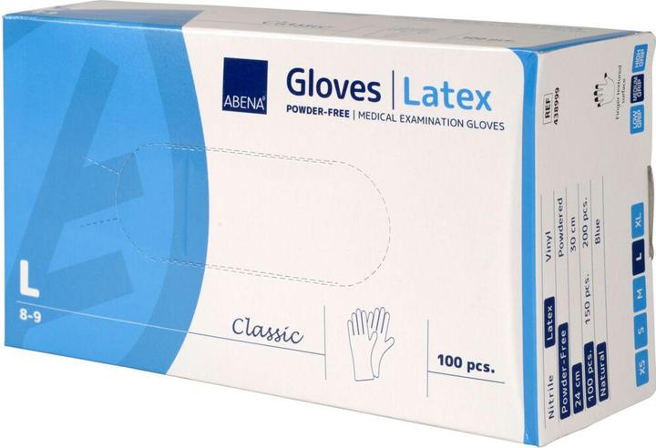 Image du produit Abena Gant en latex Cla Nat Pf L (L)