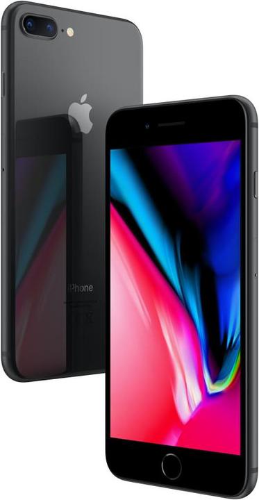 Apple iPhone 8 Plus (64 GB, Space Grey, 5.50", Single SIM, 12 Mpx, 4G)