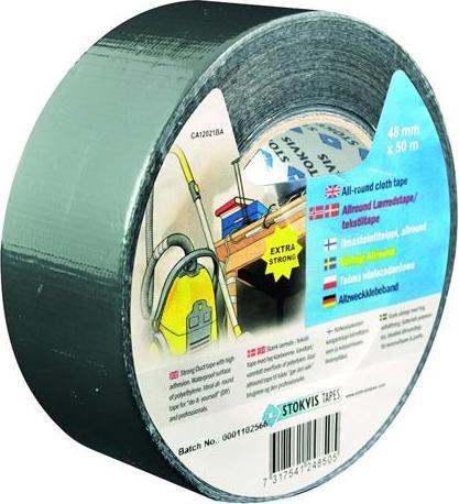 Produktbild Stokvis Tapes Laerredstape 48mm x 50m sort