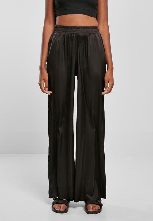Image du produit Urban Classics Ladies Satin Wide Leg Pants (XS)