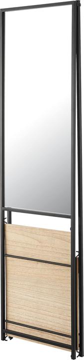 Produktbild En.Casa Standspiegel Chamois mit 2 Ablagen (44 x 150 cm)
