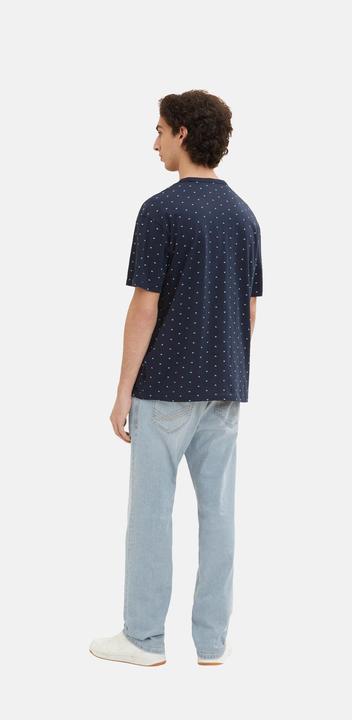 Actual product image Tom Tailor T-Shirt Kurzarmshirt gepunktet mit Brusttasche (S)