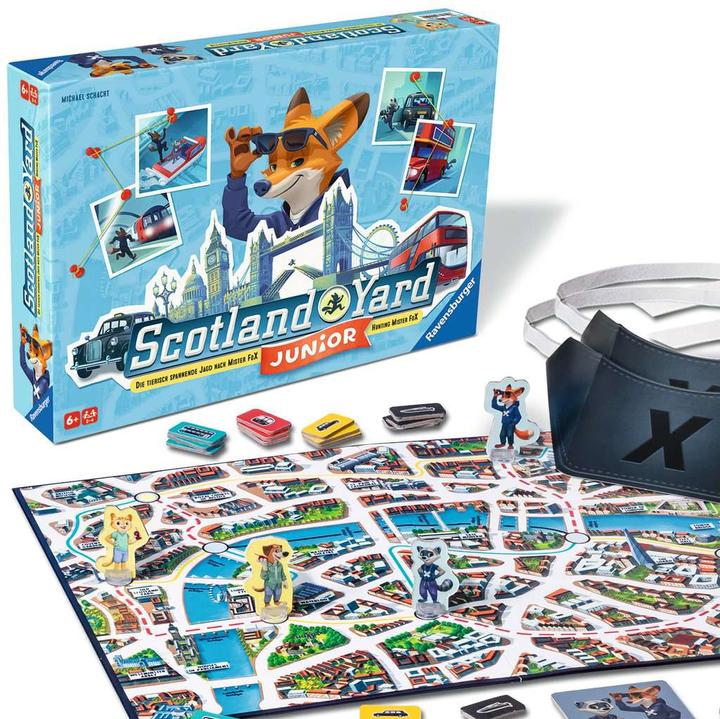 Actual product image Ravensburger Scotland Yard Junior (Spanish, German, Portuguese, English, Italian, Dutch, French)