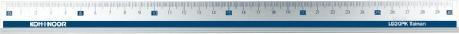 Image du produit Koh-i-Noor LG30PK Règle Règle de bureau 34 cm Aluminium, Bleu 1 pièce(s) (340 mm)