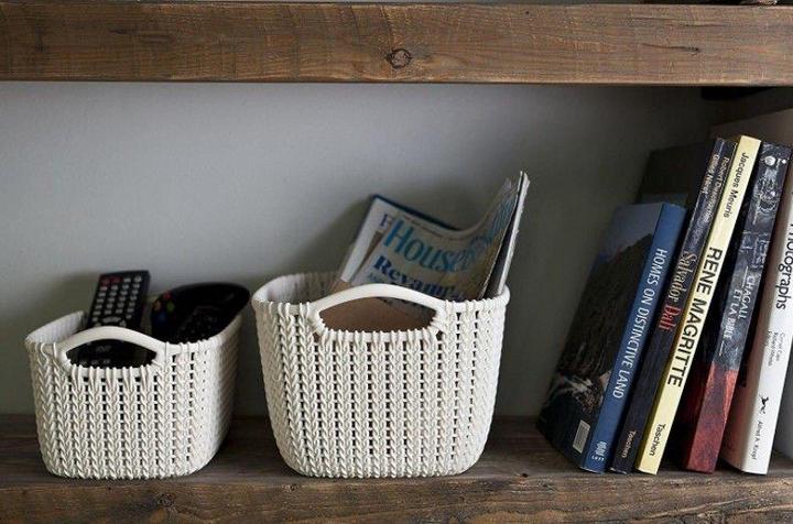 Actual product image Curver Basket Knit XS Oasis White