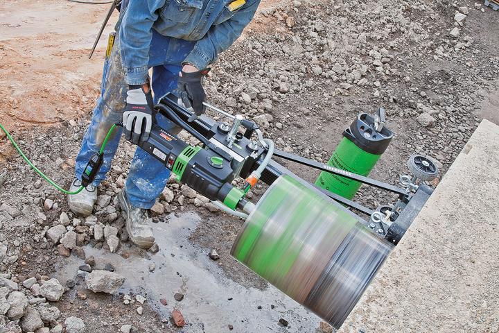 Actual product image Eibenstock Diamond core drilling unit DBE 352 42-352 mm 3000 W