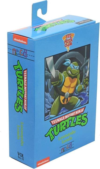 Produktbild Neca Teenage Mutant Ninja Turtles (Cartoon) Actionfigur Ultimate Leonardo VHS 18 cm